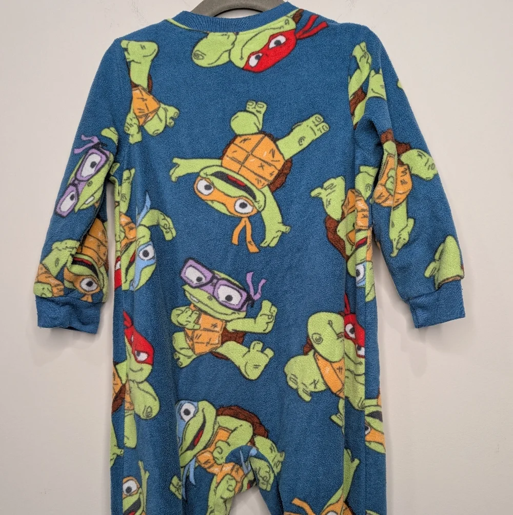 Teenage Mutant Ninja Turtles‎ Footie Pajamas 3T | Nickelodeon Fleece Zip-Up